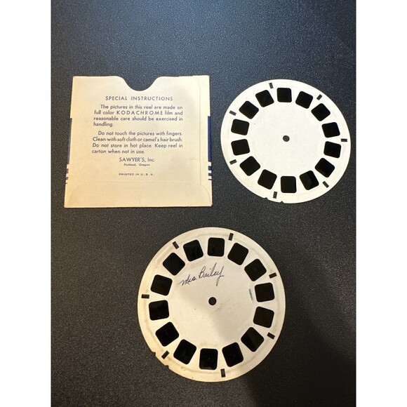 Vintage View-Master National Parks Lot 7 Reels - Picture 7 of 9